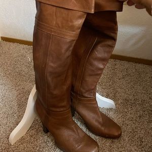 ***Vintage Brown over the Knee Boot